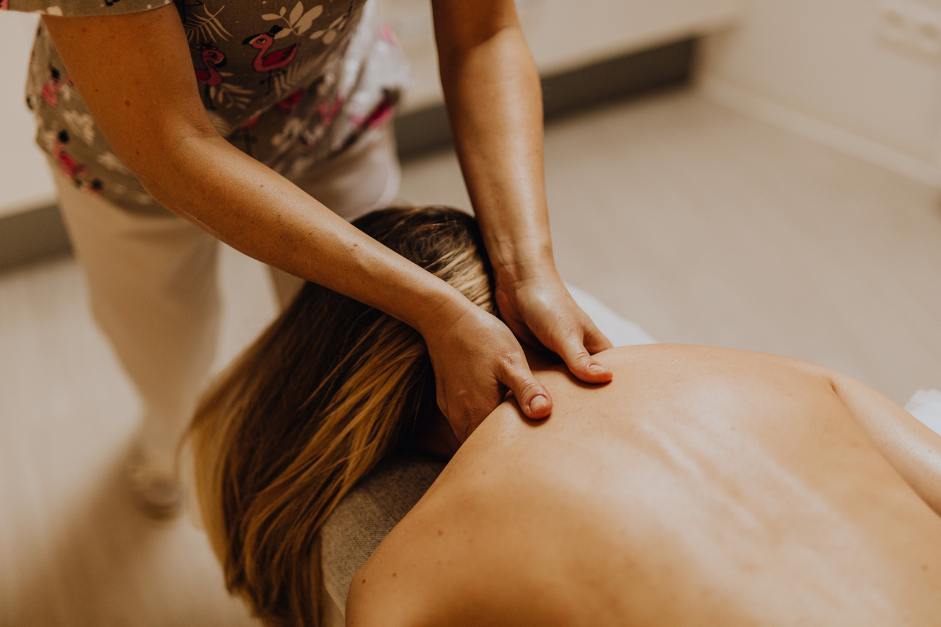  A Woman Having a Massage
